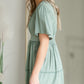 Tiered Ruffle Dress With Lace Detail Dresses Polagram & BaeVely