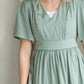 Tiered Ruffle Dress With Lace Detail Dresses Polagram & BaeVely