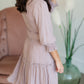 Tiered Ruffle Pink Midi Dress Dresses Mikarose