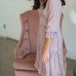 Tiered Ruffle Pink Midi Dress Dresses Mikarose