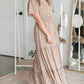 Tiered Ruffle Sleeve Maxi Dress Dresses Mikarose