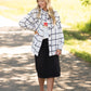 Tiffany Black Denim Midi Skirt Skirts