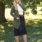 Tiffany Black Denim Midi Skirt Skirts