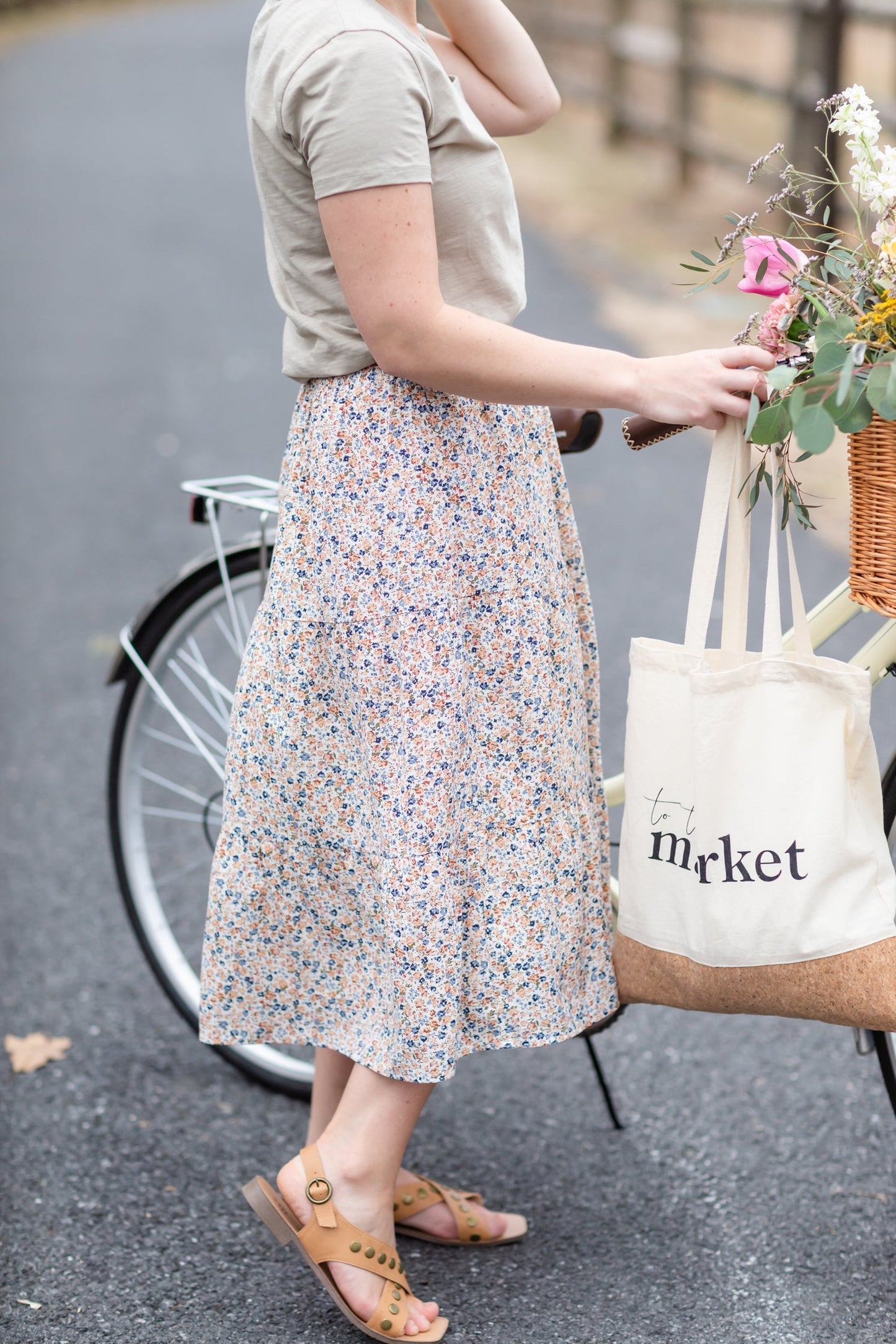 To The Market Cork Tote Accessories American So