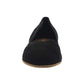 TOMS Black Suede Julie Flat Shoes Toms