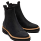 TOMS® Dakota Black Leather Boots Shoes
