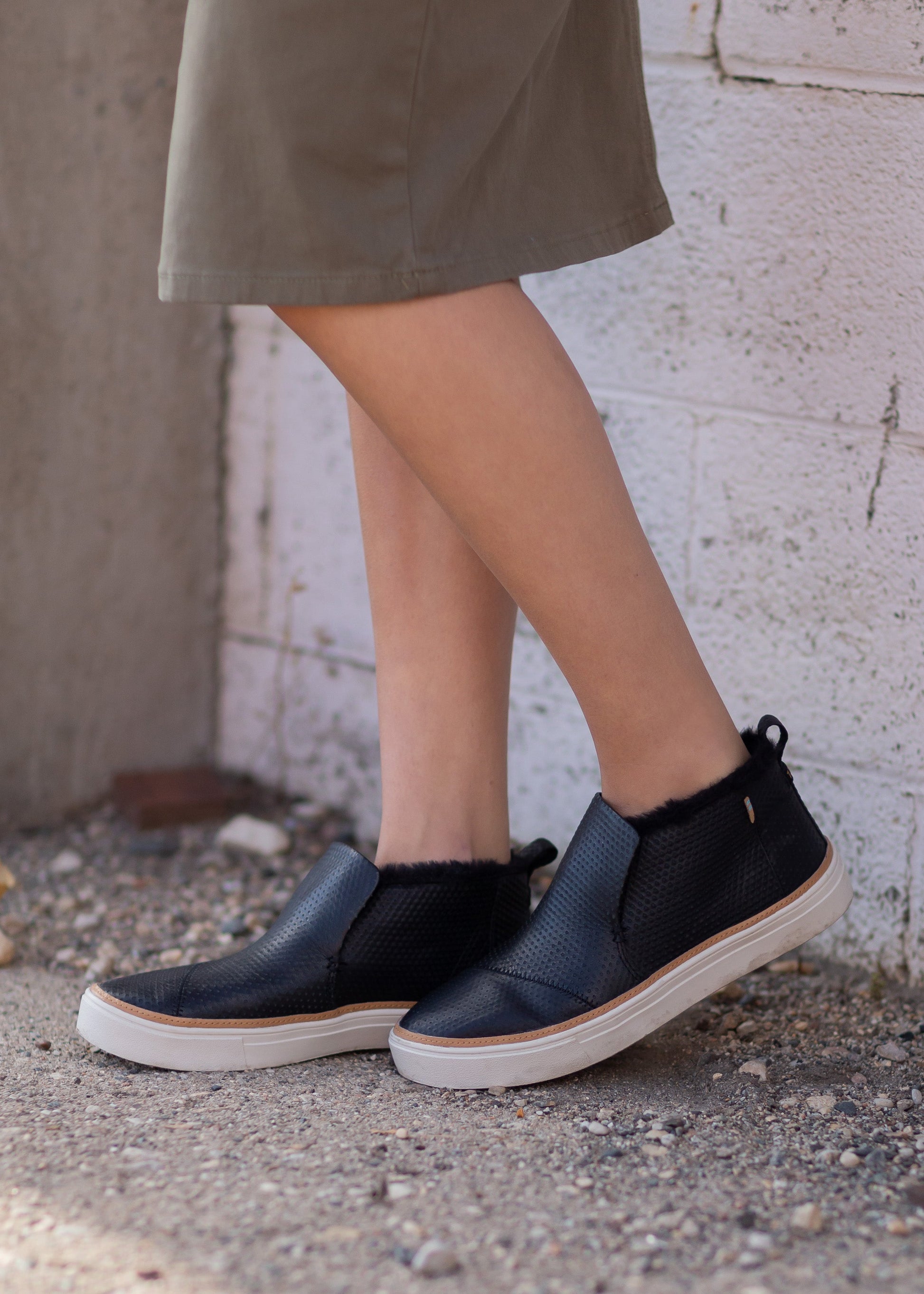 TOMS® Paxton Black Slip Ons Shoes