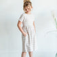 Tory Girls Natural Scalloped Midi Dress Dresses Dongguan Haohoo Clothing