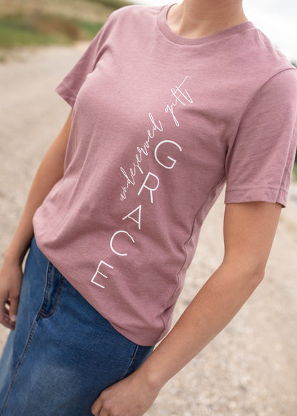 Undeserved Gift Grace Graphic Tee Tops Inherit
