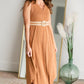 V-Neck Sleeveless Midi Dress Dresses Mod Ref