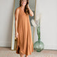 V-Neck Sleeveless Midi Dress Dresses Mod Ref