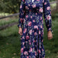 V-Neck Smock Waist Floral Maxi Dress Dresses Dress Forum