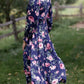 V-Neck Smock Waist Floral Maxi Dress Dresses Dress Forum