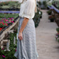V-neck Top with 3/4 Ruffle Sleeve - FINAL SALE Shirt Polagram