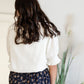 V-neck Top with 3/4 Ruffle Sleeve Shirt Polagram