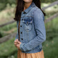 Vintage Light Wash Denim Jean Jacket Tops Kut from the Kloth