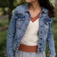 Vintage Light Wash Denim Jean Jacket Tops Kut from the Kloth