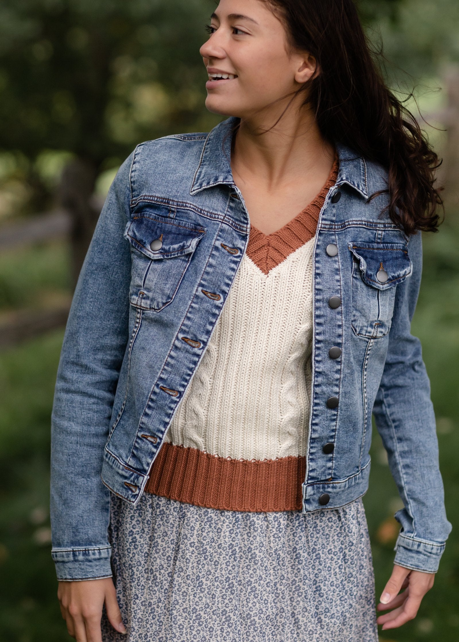 Vintage Light Wash Denim Jean Jacket Tops Kut from the Kloth