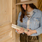 Vintage Taupe Blessed Graphic Tee Tops Amy Anne Apparel Inc