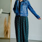 Vintage Washed Dark Denim Jacket Tops Risen
