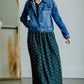 Vintage Washed Dark Denim Jacket Tops Risen