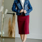 Vintage Washed Dark Denim Jacket Tops Risen