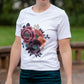 Warm Florals Graphic Tee Tops Inked Up Apparel