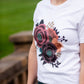 Warm Florals Graphic Tee Tops Inked Up Apparel