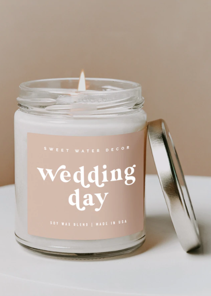 Wedding Day Soy Candle Gifts