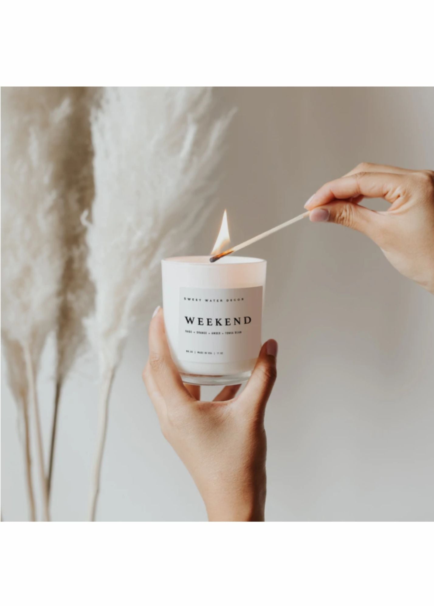 Weekend Soy Candle Accessories Sweet Water Decor