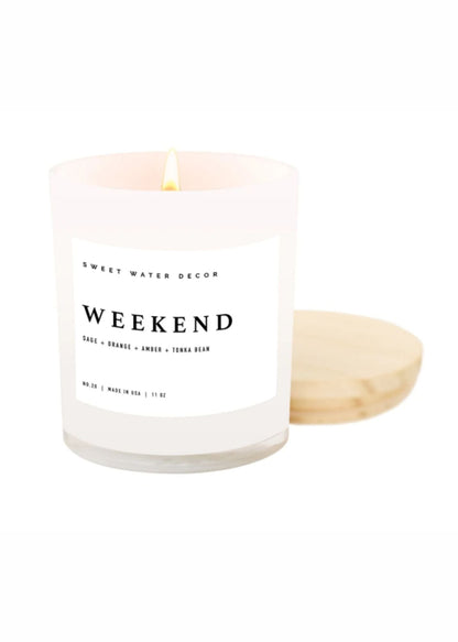Weekend Soy Candle Accessories Sweet Water Decor