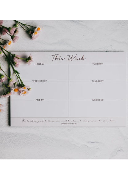 Weekly Notepads Home & Lifestyle