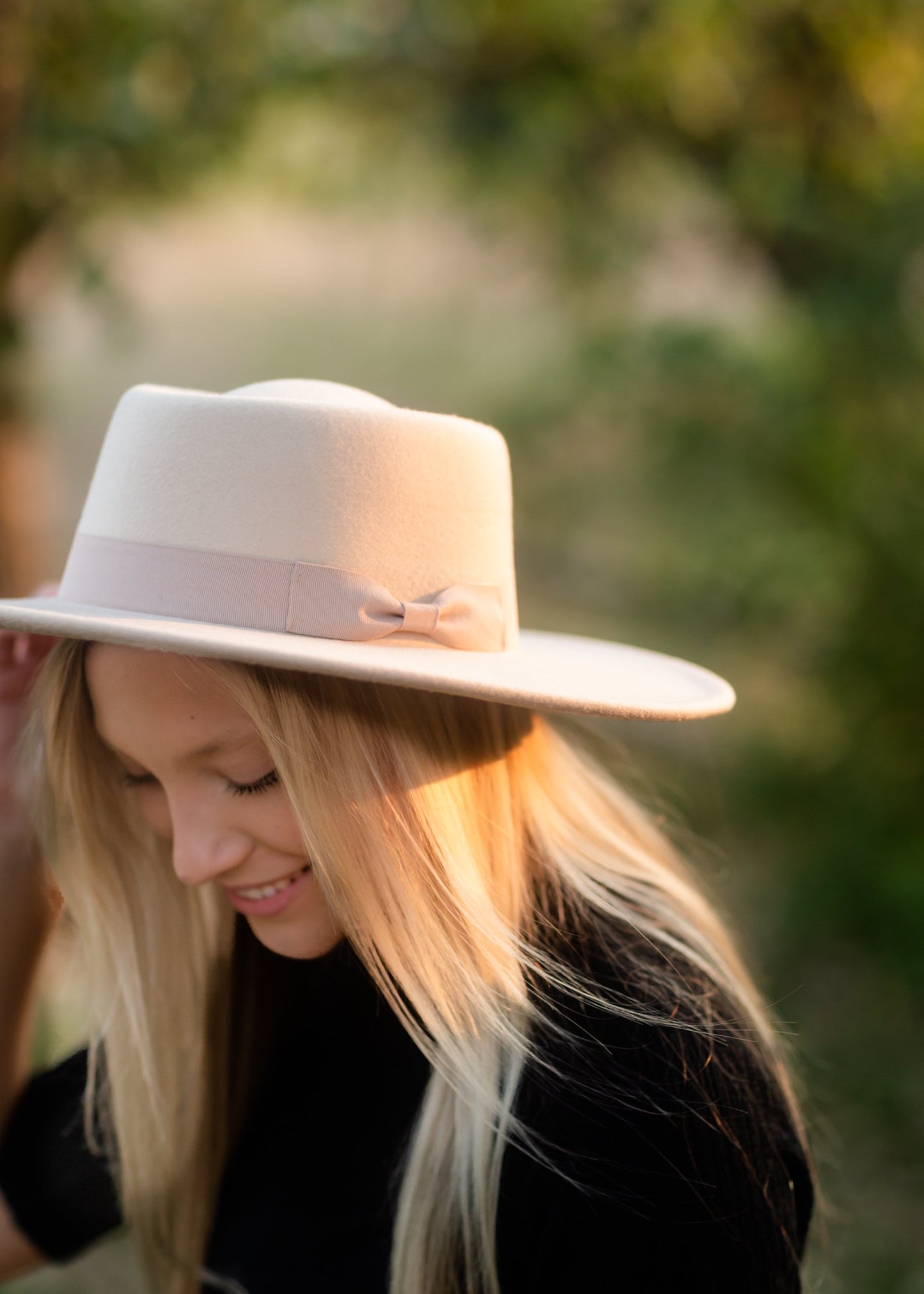 Wide Brim Ivory Boater Hat Accessories Queens