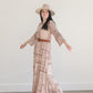 Willa Dusty Rose Flutter Bell Sleeve Maxi Dress Dresses Inherit