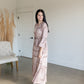 Willa Dusty Rose Flutter Bell Sleeve Maxi Dress Dresses Inherit