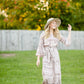 Willa Dusty Rose Flutter Bell Sleeve Maxi Dress Dresses Inherit