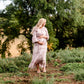 Willa Dusty Rose Flutter Bell Sleeve Maxi Dress Dresses Inherit