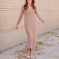 Willow Tan Henley Ribbed Maxi Dress Dresses Z Supply