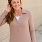 Willow Tan Henley Ribbed Maxi Dress Dresses Z Supply