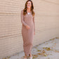 Willow Tan Henley Ribbed Maxi Dress Dresses Z Supply