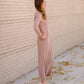 Willow Tan Henley Ribbed Maxi Dress Dresses Z Supply