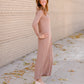 Willow Tan Henley Ribbed Maxi Dress Dresses Z Supply
