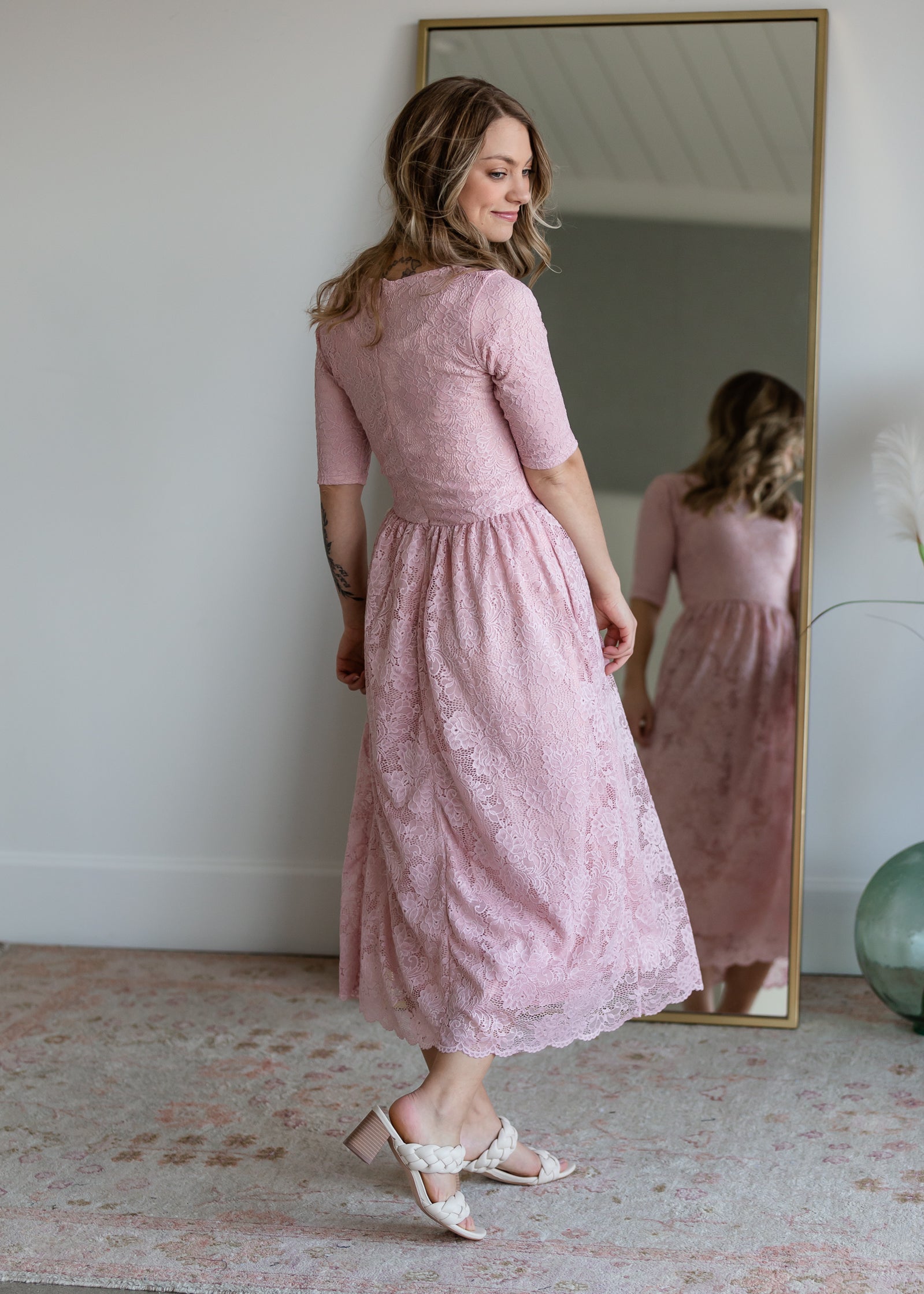 Women's Amelia Rose Lace Dress Dresses Woodmouse & Thistle